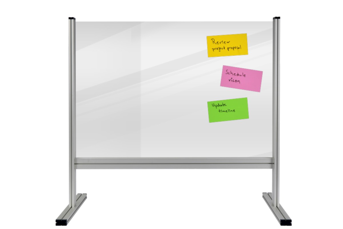 Legamaster ECONOMY desk divider 65x80cm transparent    
 - Legamaster