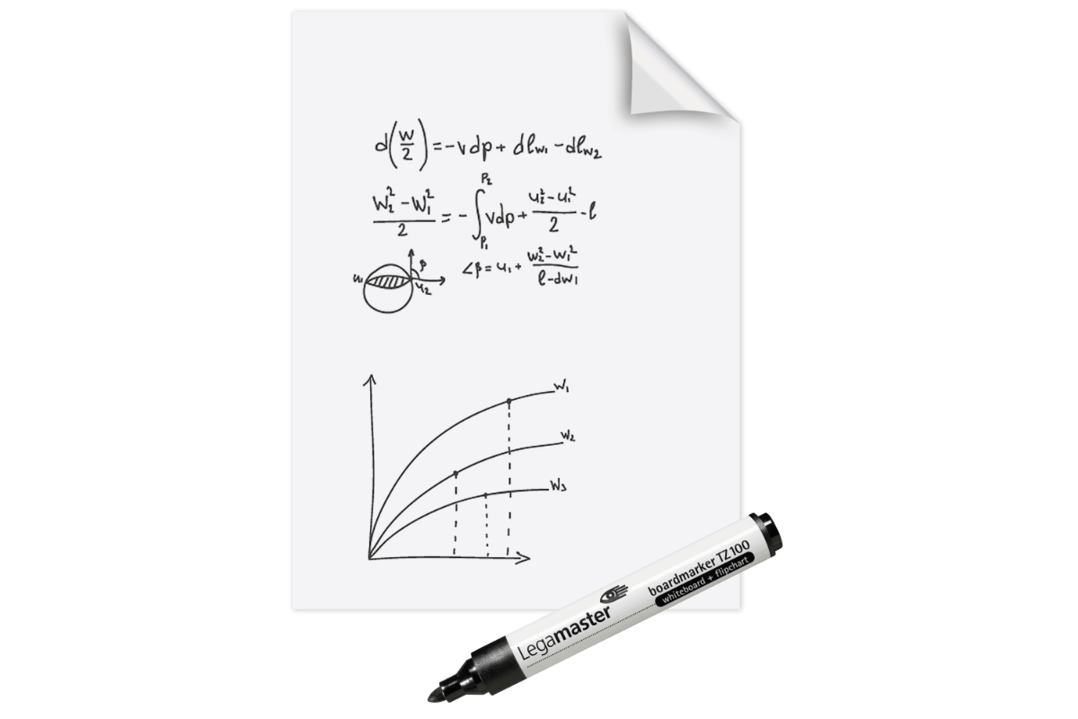 Legamaster Magic Chart whiteboard foil 60x80cm 
 - Legamaster