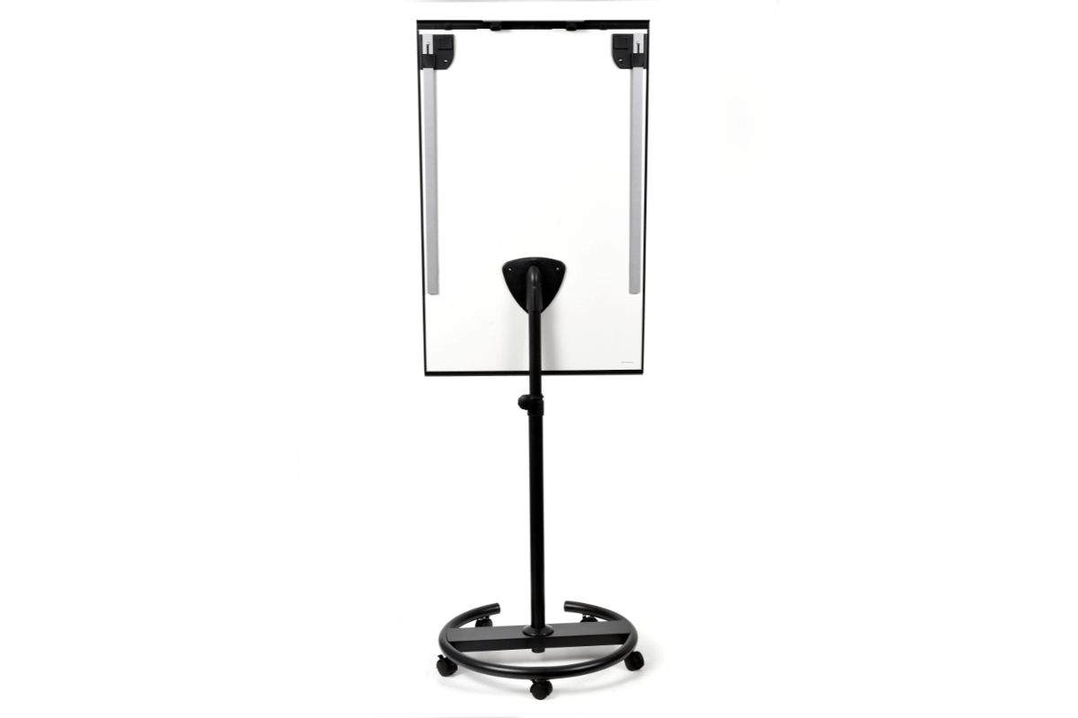 Legamaster UNIVERSAL TRIANGLE mobile flipchart round base 
 - Legamaster