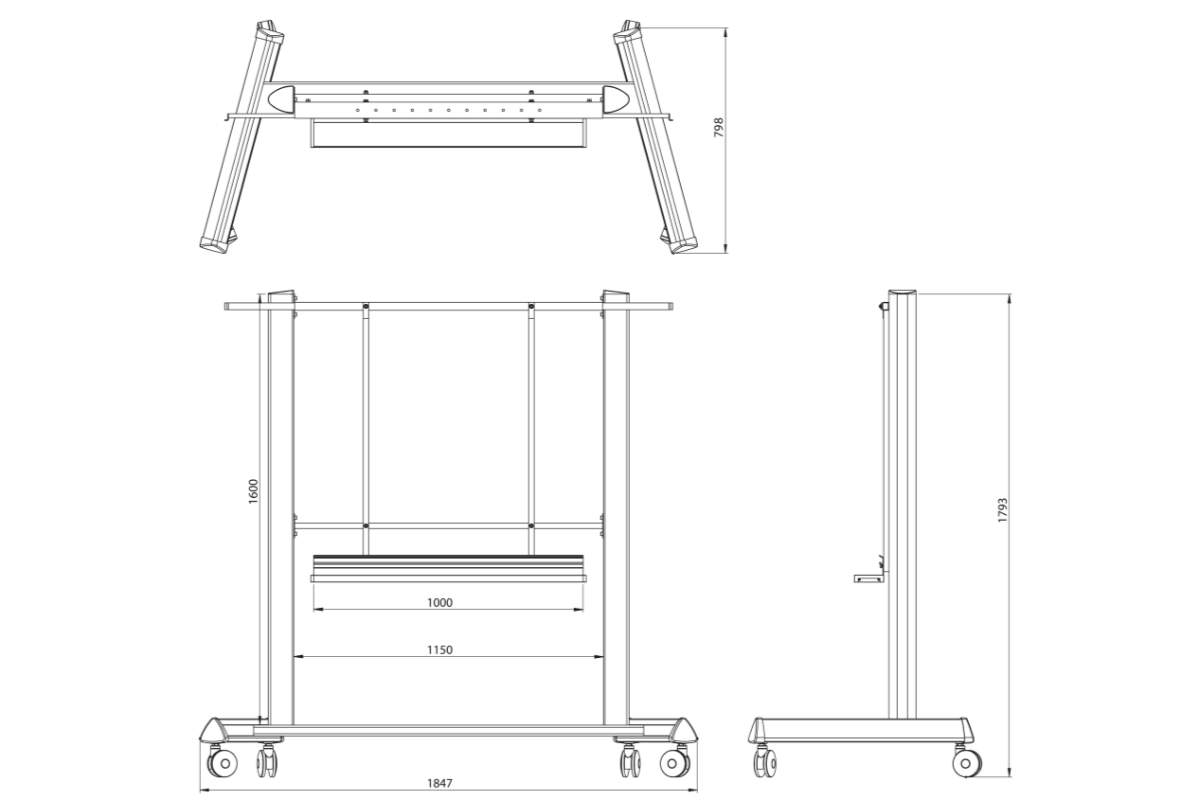 Legamaster e-Board FH mobile stand for e-Board Touch plano
 - Legamaster